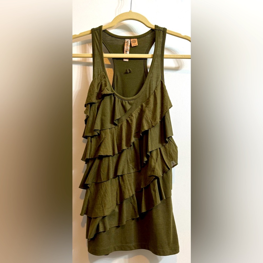 Eyeshadow Ruffle Tank Top S - Picture 9 of 9